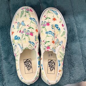Vans Botanical Print Slip-On Shoes
